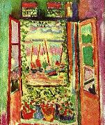 Henri Matisse oppet fonster, collioure china oil painting artist